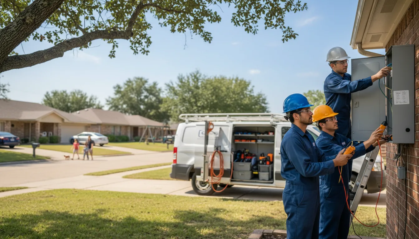 Certified electrician providing emergency electrical services in Bourg, LA